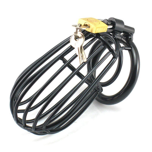 Black Cage Bondage Metal Chastity Cage