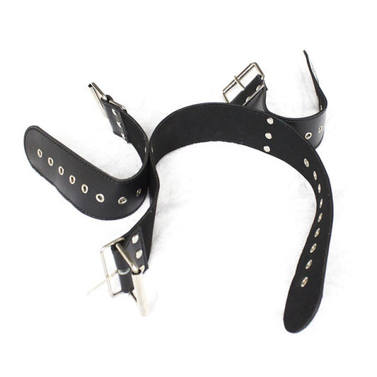 BDSM Bondage Leather Handcuffs