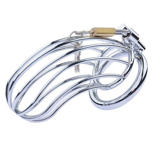 Long CBT Stainless Steel Chastity Cage