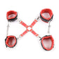 Leather Bondage Restraints Hand Ankle Cuffs