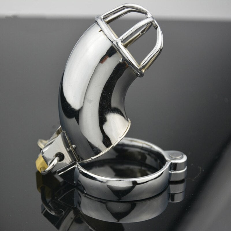 Metal Cock Sleeve CBT Chastity Cage