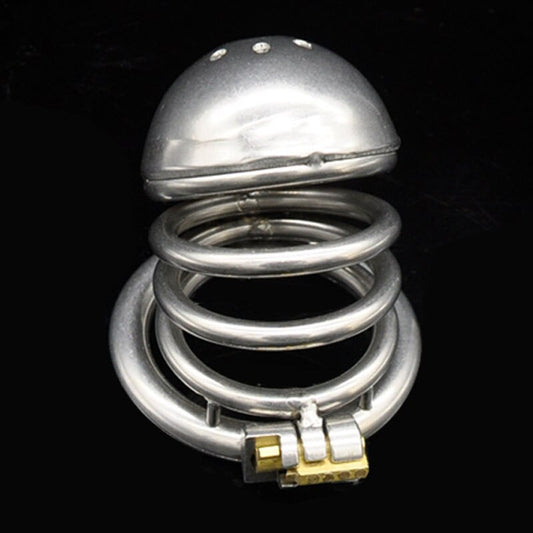 Stealth Lock Male Metal Chastity Cage