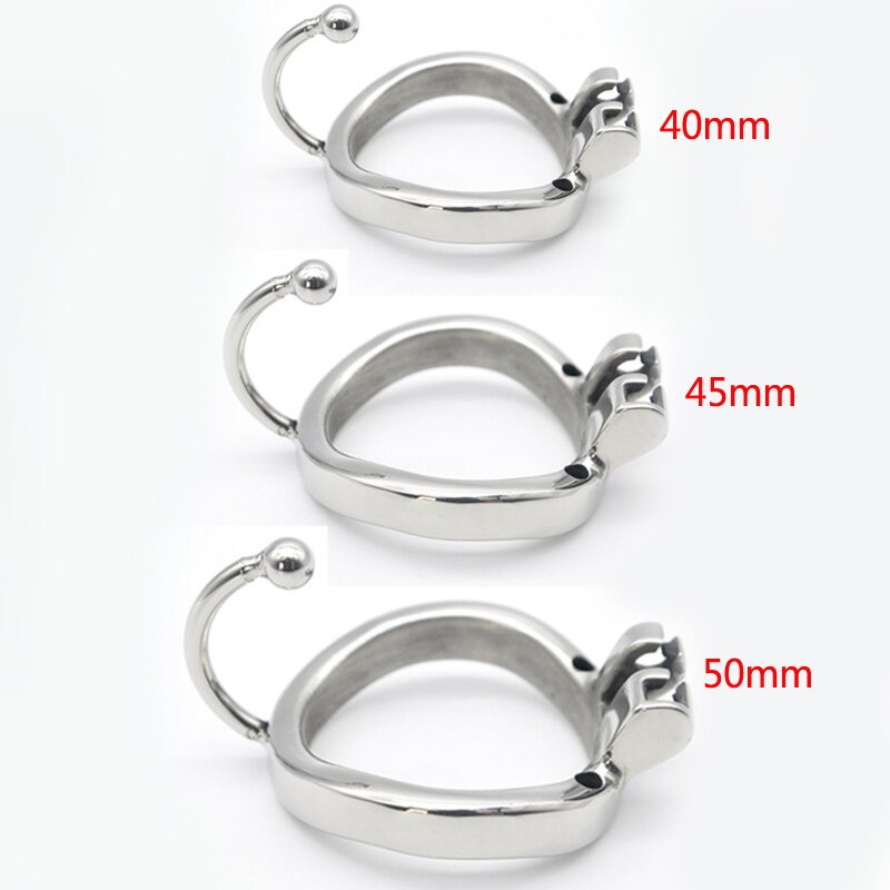 Stainless Steel Chastity Cage With Penis Plug