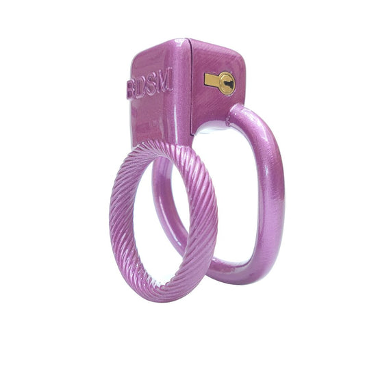 Ultra Purple Circle Bondage Chastity Cage