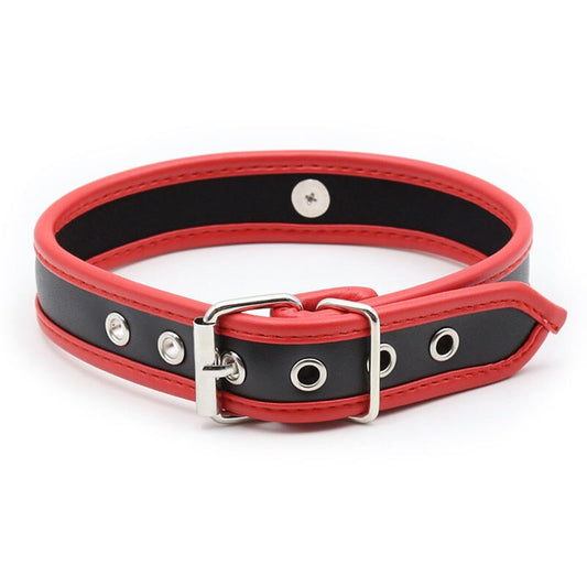 Erotic Games Leather Slave Collar