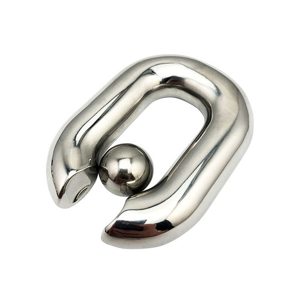 Metal Sleeve Penis Ring Weight Ball Stretcher