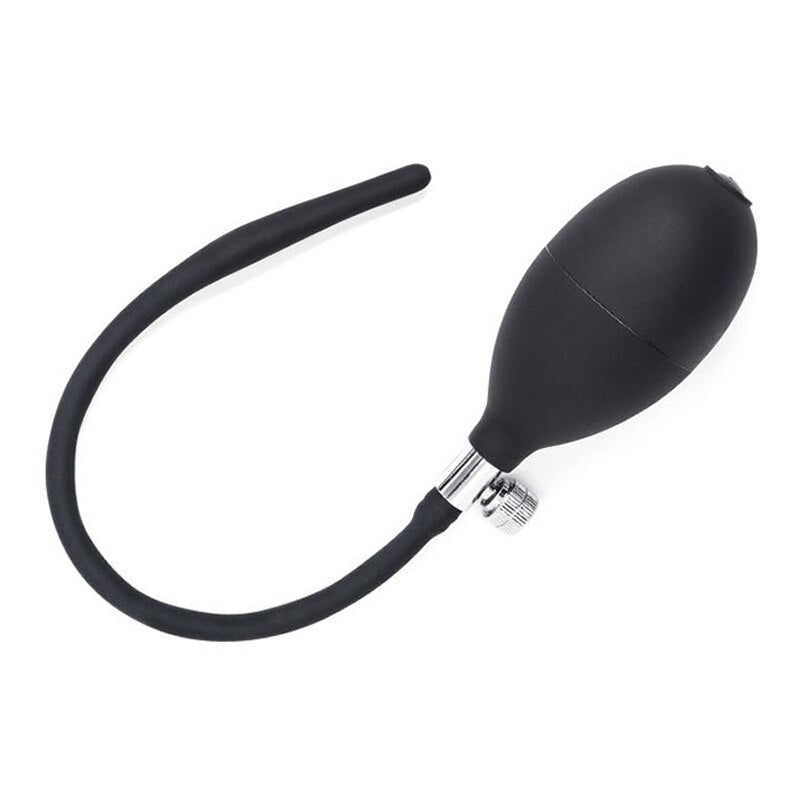 Inflatable Expansion Silicon Penis Plug