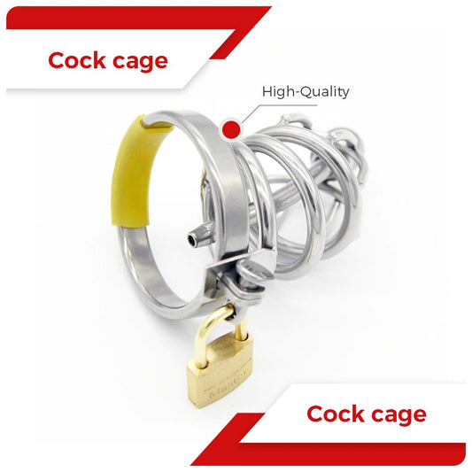 Stainless Steel Male Penis Ring Cock Cage