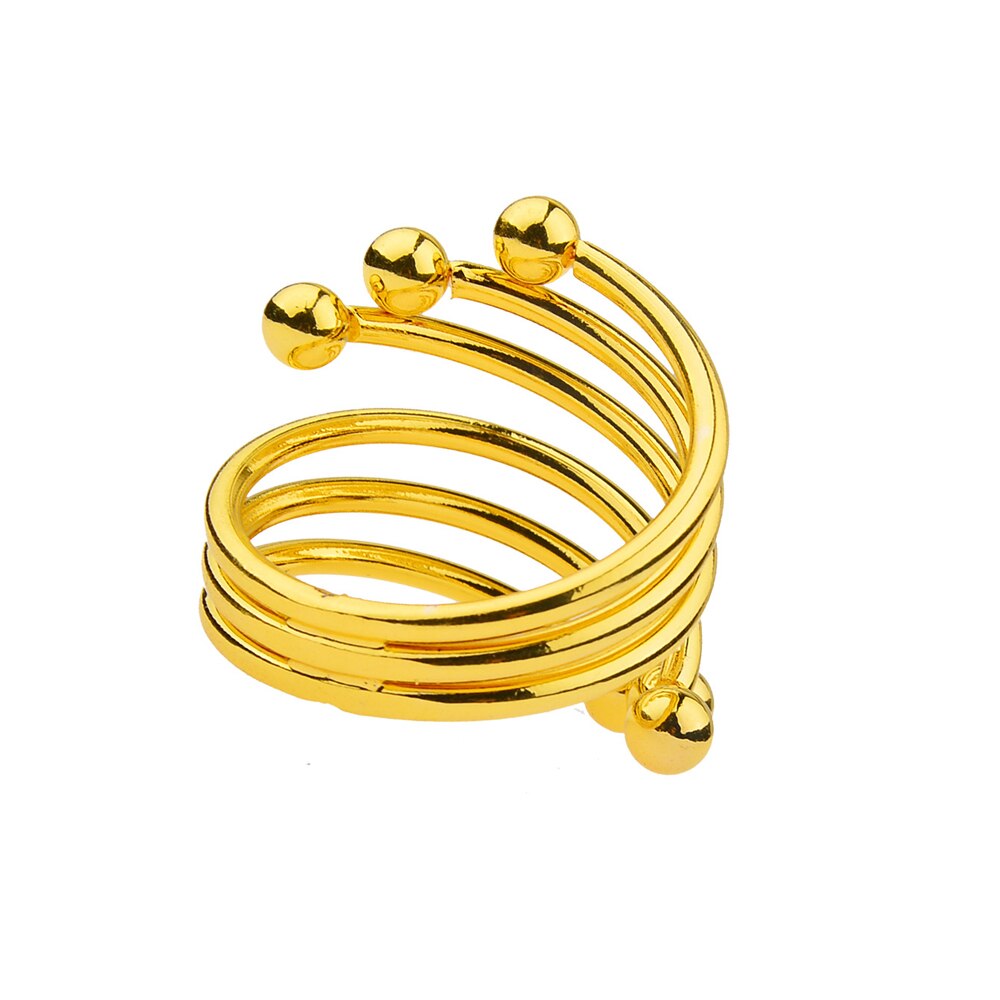 Golden Spiral Stainless Steel Cock Ring