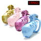 4 Colors 3 Rings Skull Chastity Cock Cage