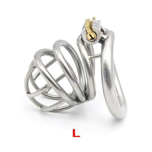 Arc Card Ring Metal BDSM Chastity Cage