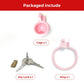 Puppy Pink Chastity Cage Short Cock Cage