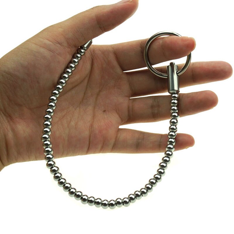 Stainless Steel Sounding Urethra Beads Insertion Penis Jewelry