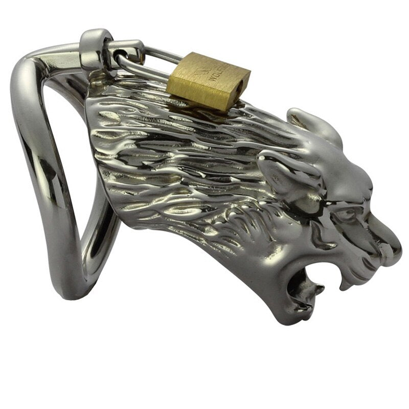 Panther Stainless steel Bondage Chastity Cage