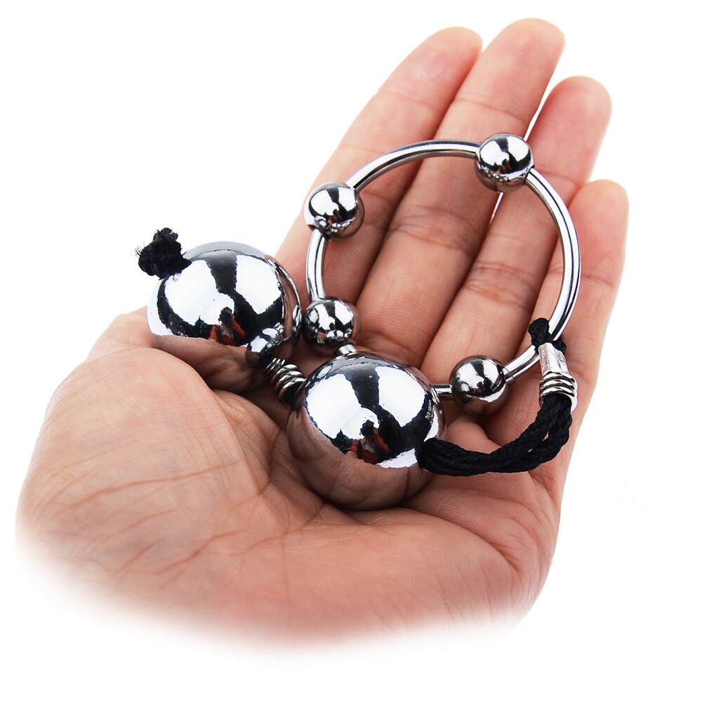 BDSM Male Penis Ring Weight Ball Stretcher