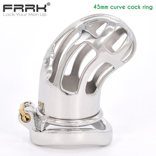 Stainless Steel Bondage Slave Chastity Cage