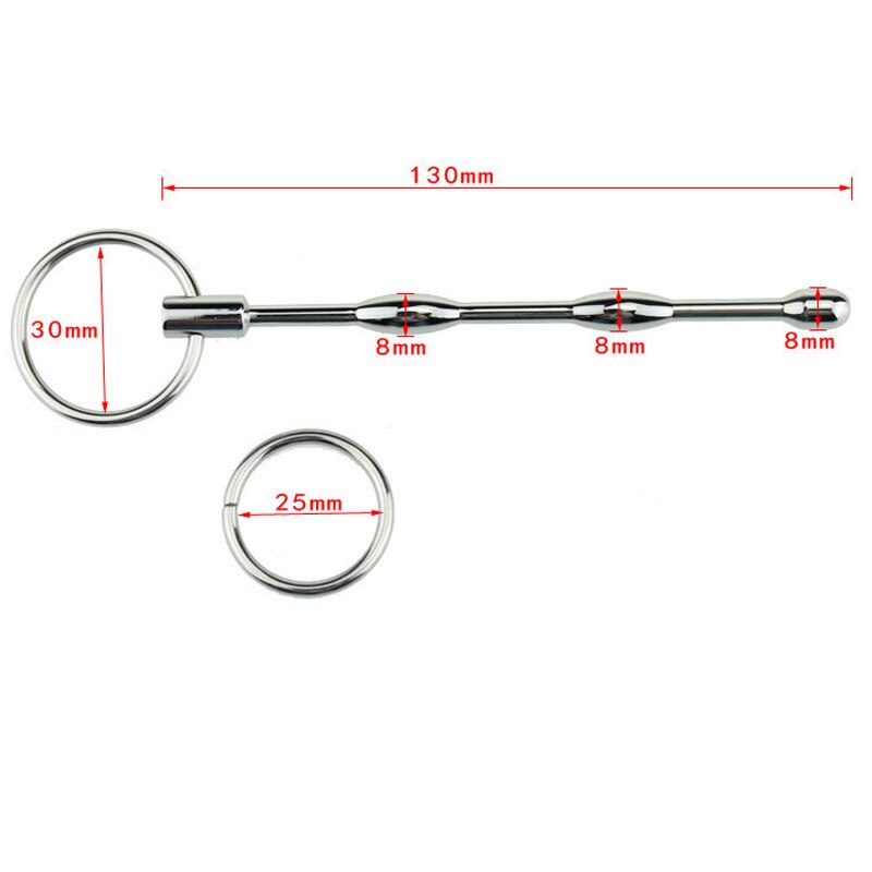 Stainless Steel Beads Urethral Sound