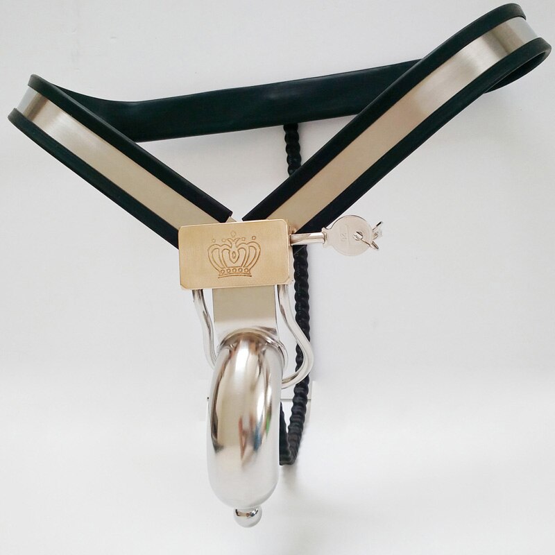 BDSM Pants Cock Cage Male Chastity Belt