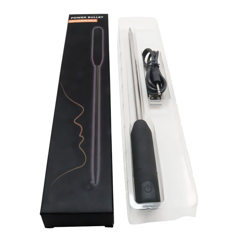 USB Charge Urethral Vibrator Penis Plug