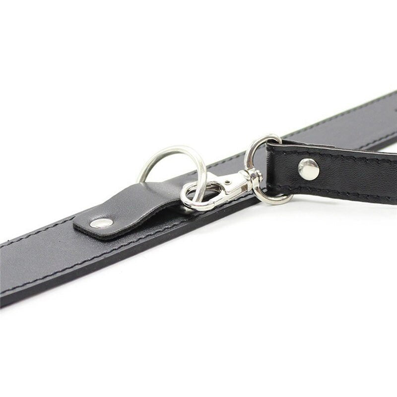 Bondage Slave Collar With Leash