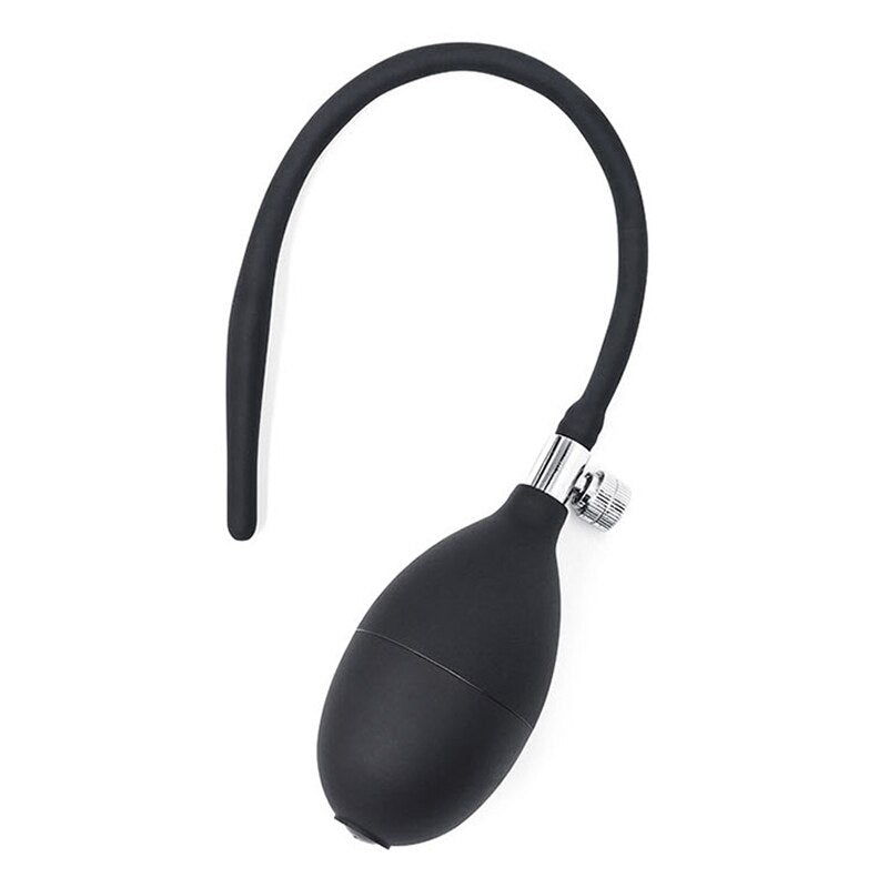 Inflatable Expansion Silicon Penis Plug