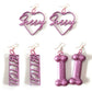 Purple Sissy Earring Earrings Roleplay Cosplay