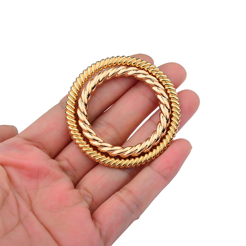 Metal Golden Bondage Penis Lock Ring