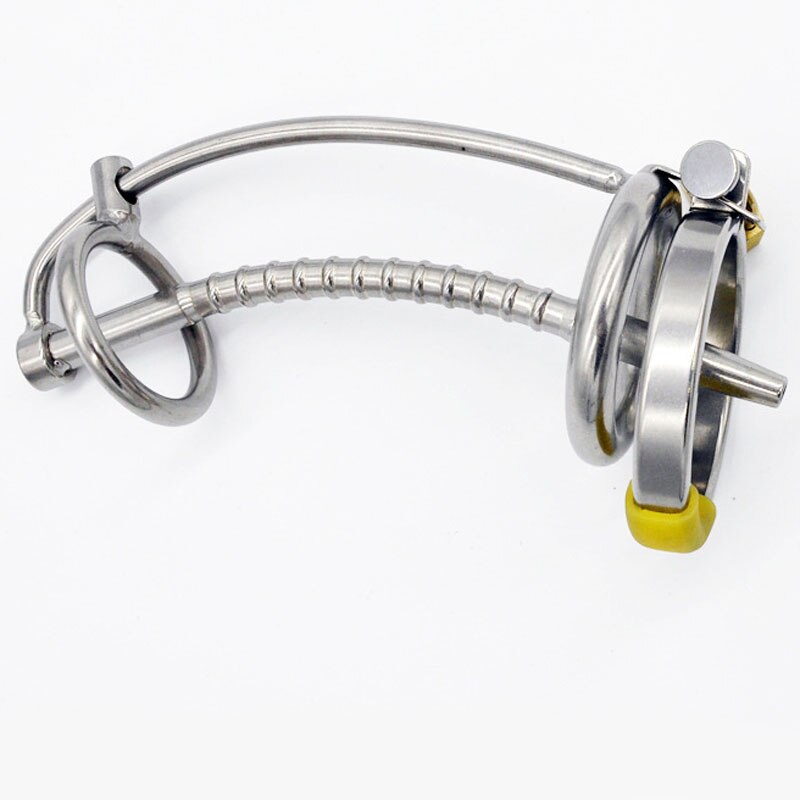 Metal Urethral Sound Male Cock Ring