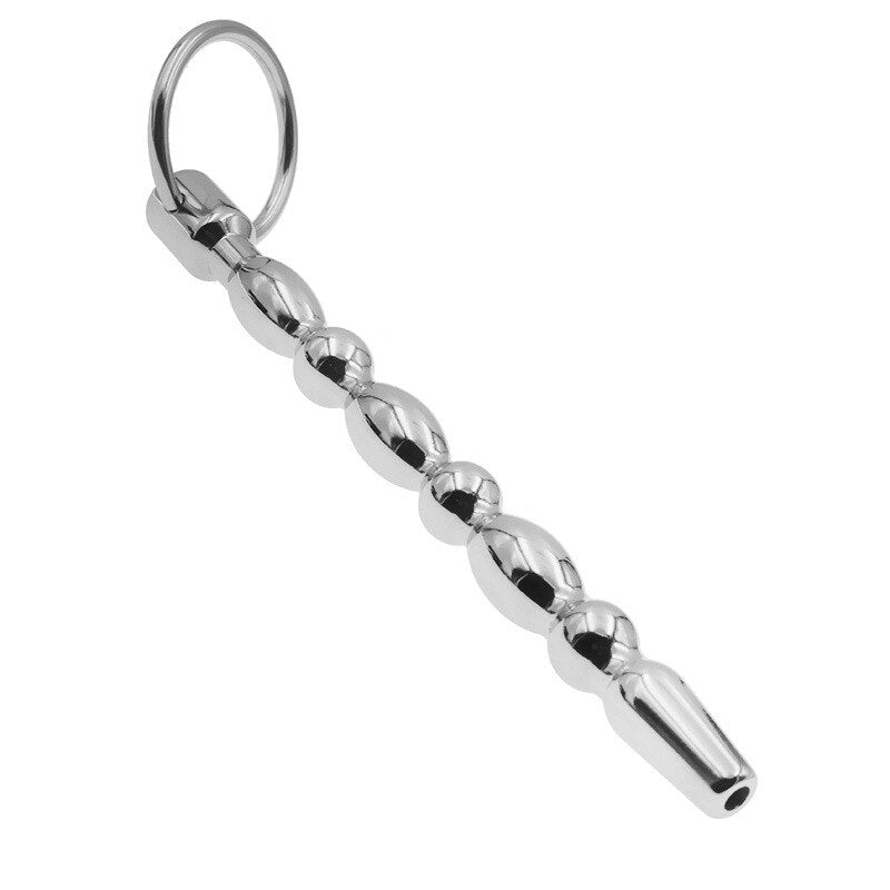 Stainless Steel Urethral Dilators Cock Ring