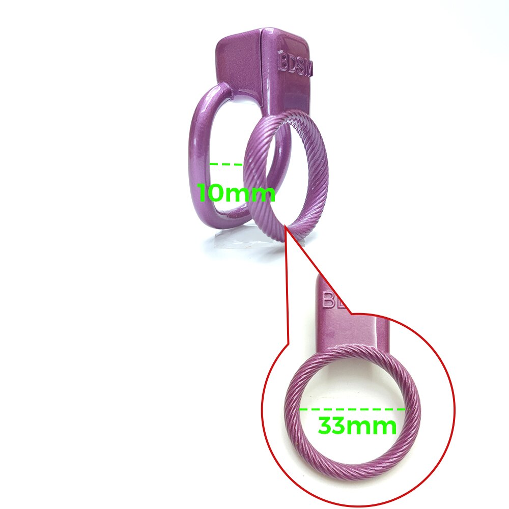 Ultra Purple Circle Bondage Chastity Cage – GXLOCK Store