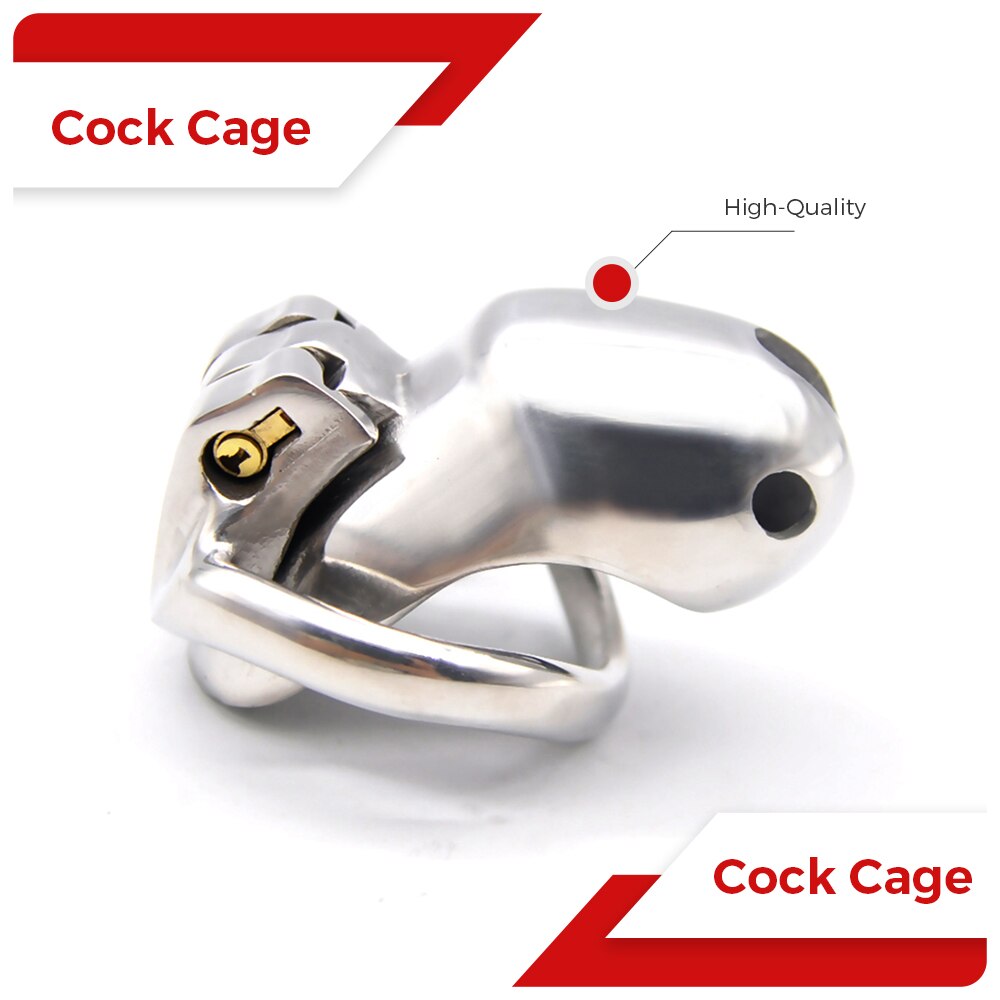 HTV3 BDSM Stainless Steel Ourdoor Cock Cage