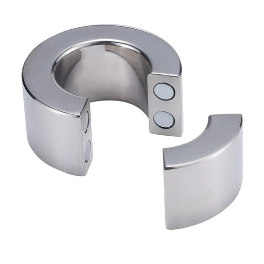 Delay Ejaculation Magnetic Metal Ball Stretcher