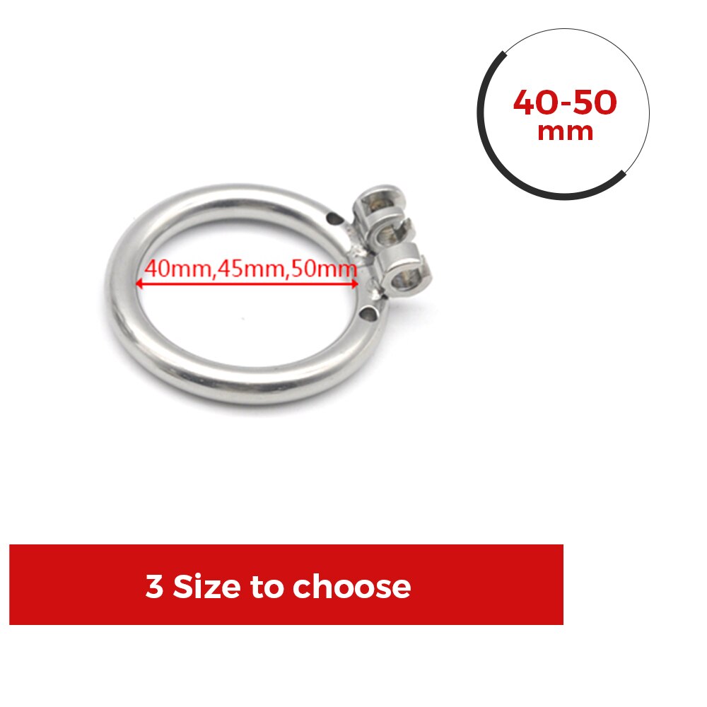 outdoor Wear Stainless Steel Male Chastity Cage