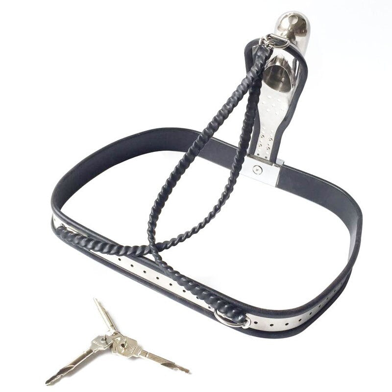 BDSM Chastity Belt Male Lock