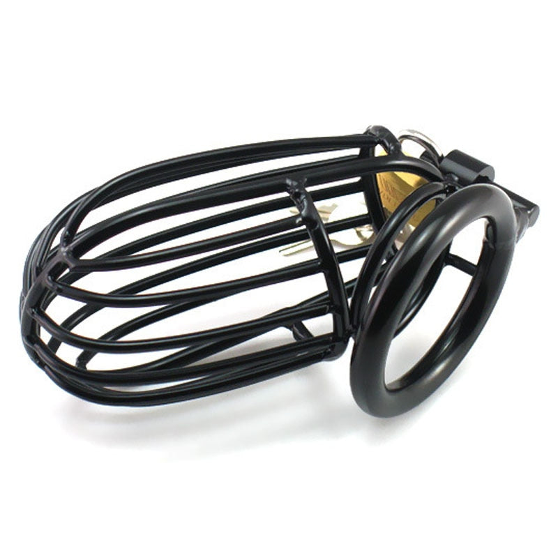 Black Cage Bondage Metal Chastity Cage