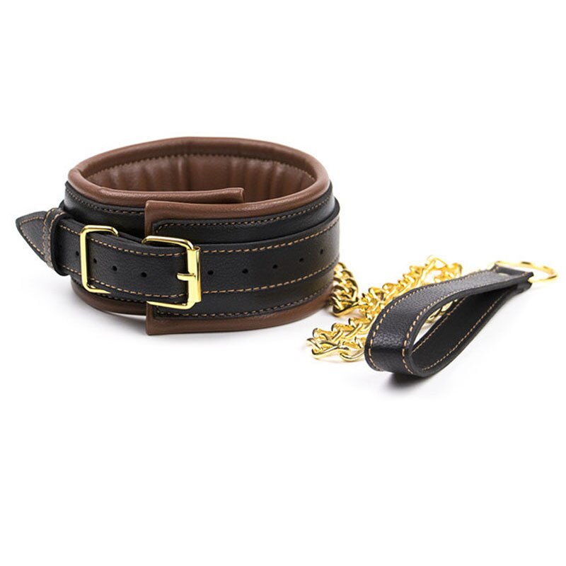 BDSM Leather Neck Collar