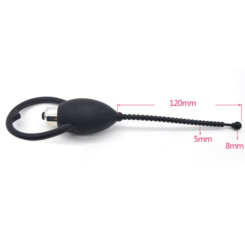 BDSM Vibrator Beads Penis Plug