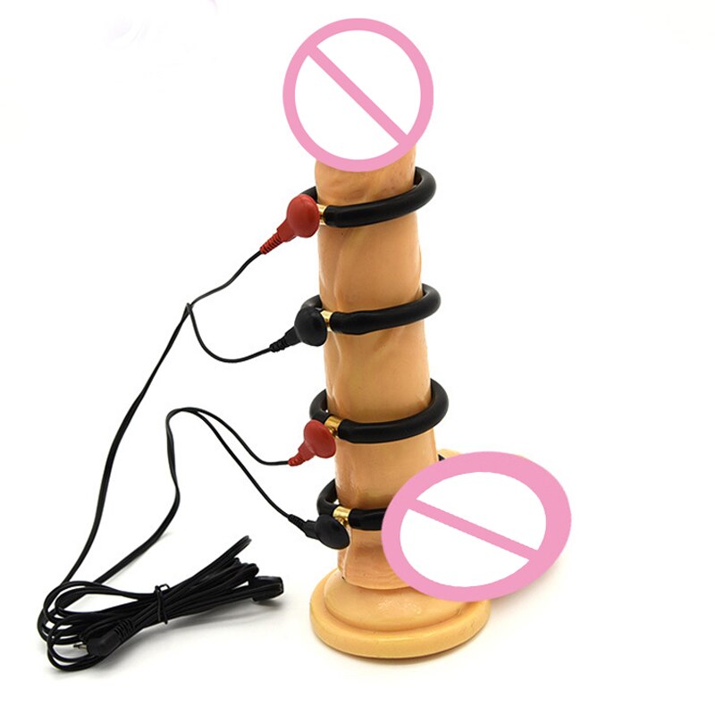 Electric Shock Stimulation Penis Ring