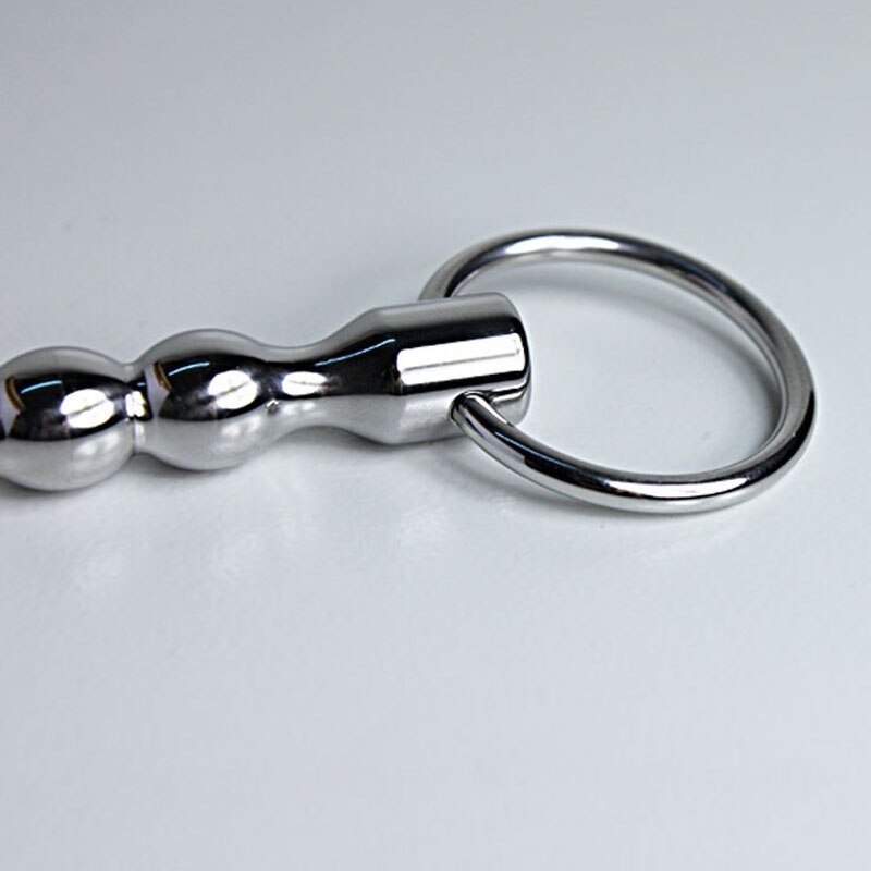 Stainless Steel Beads Hollow Penis Plug