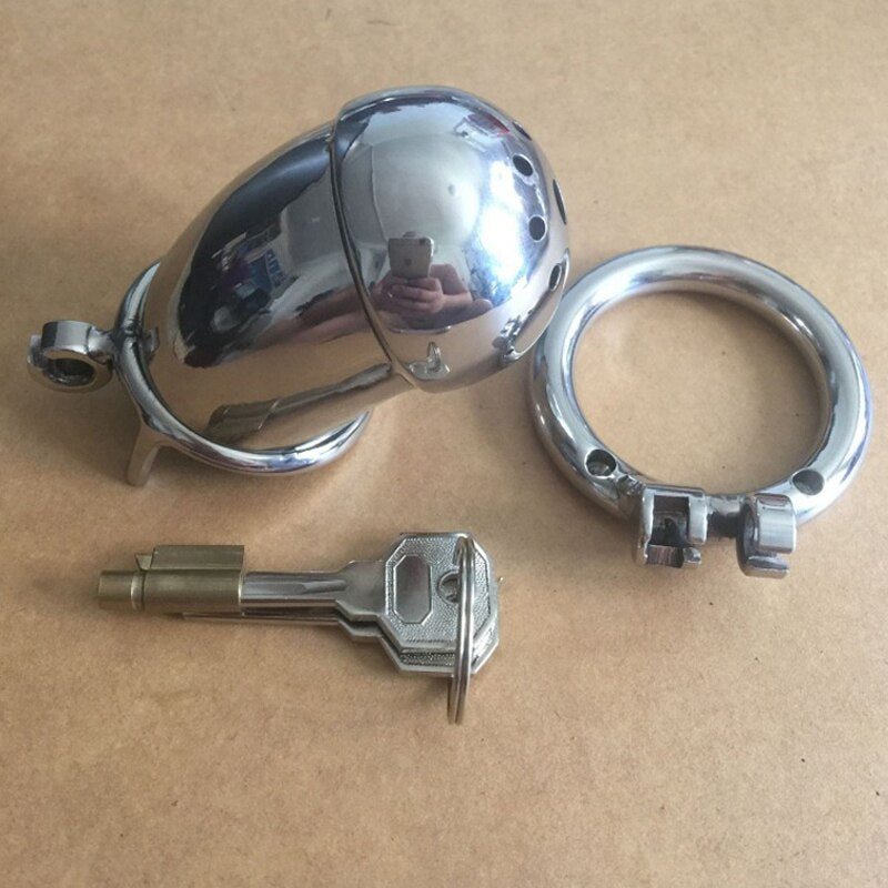 Full Cover Stainless Steel Chastity Device