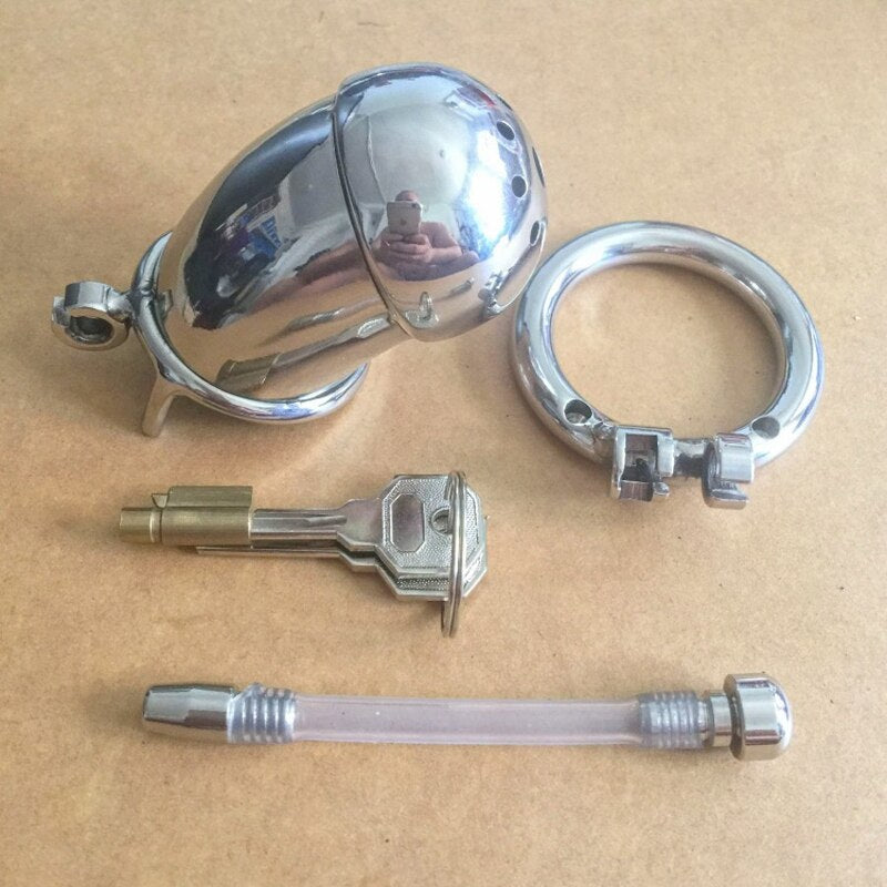 Full Cover Stainless Steel Chastity Device