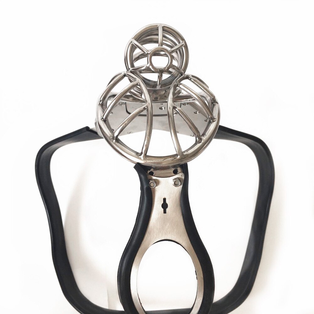 BDSM Stainless Steel Restraint Chastity Belt