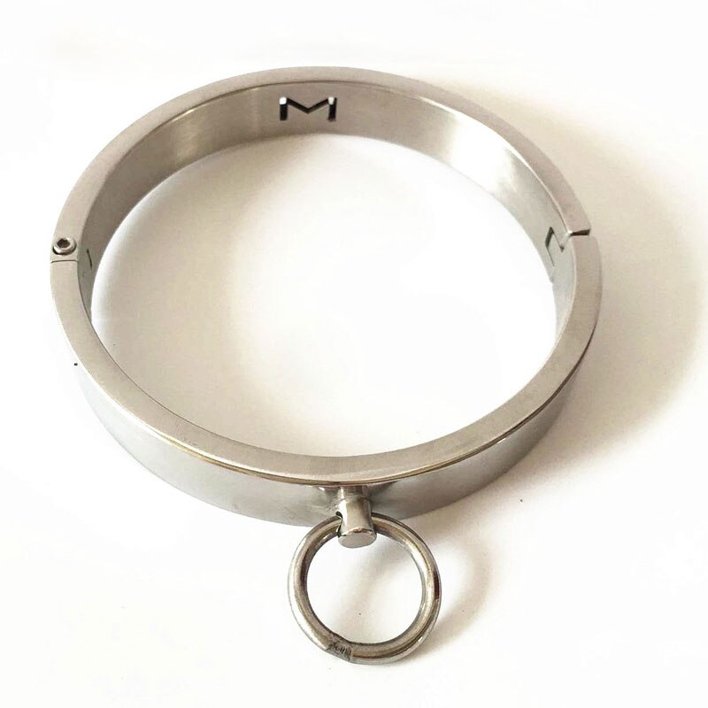 BDSM Bondage Metal SM Neck Collar