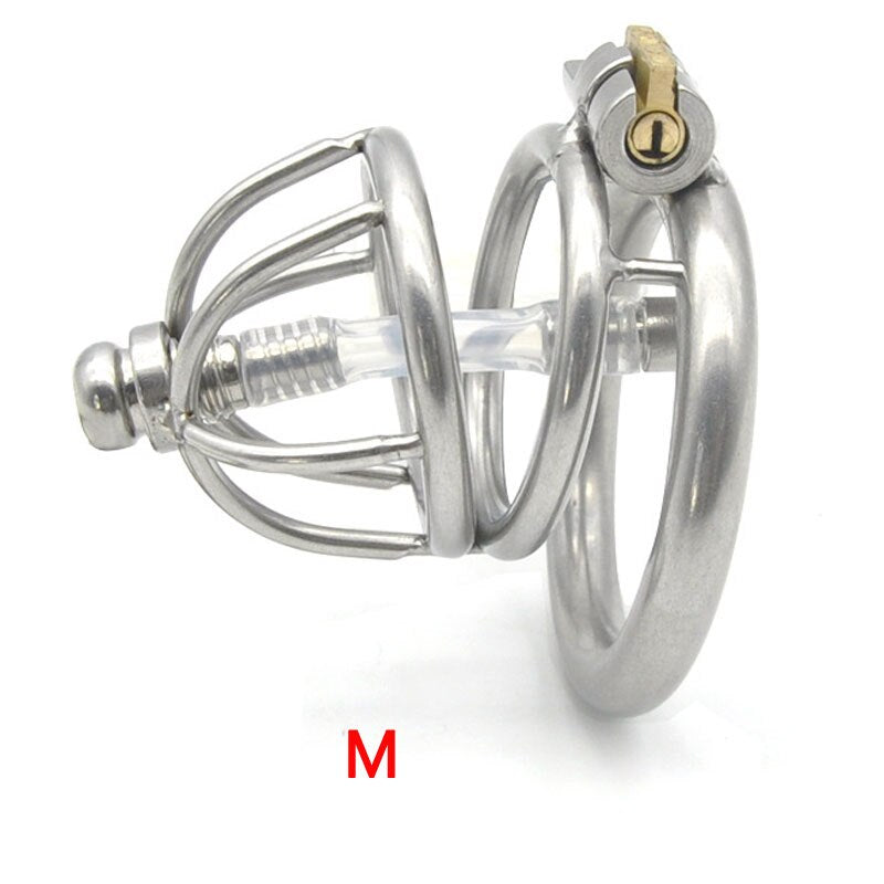 Metal Penis Plug BDSM Male Chastity Device