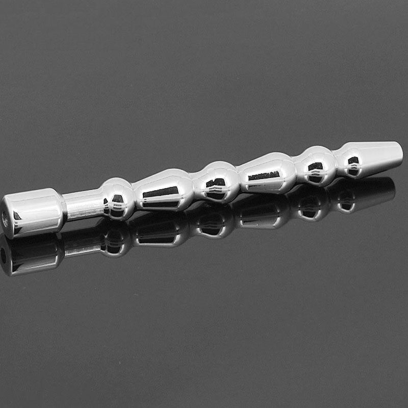 Slave Torture Gay Beads Insert Urethral Sound