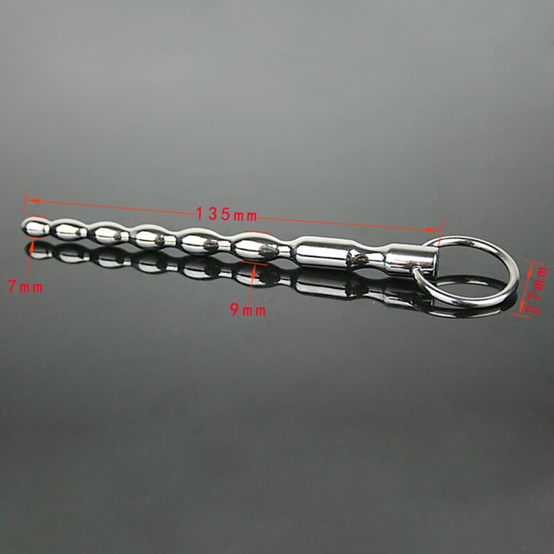 Insert Stainless Steel Urethral Beads Penis Plug