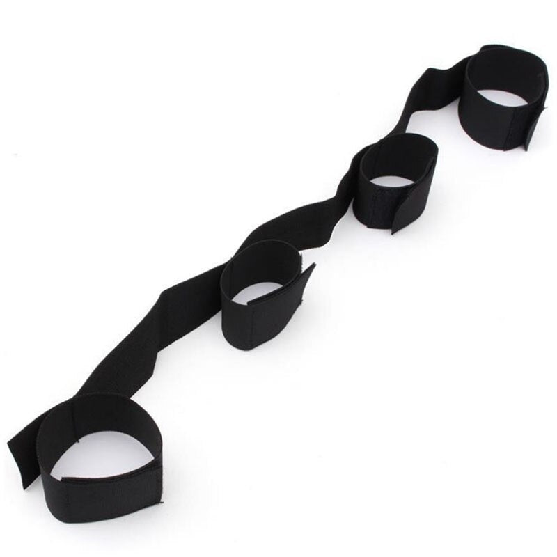 Erotic Games Slave Bed Hand Ankle Cuffs