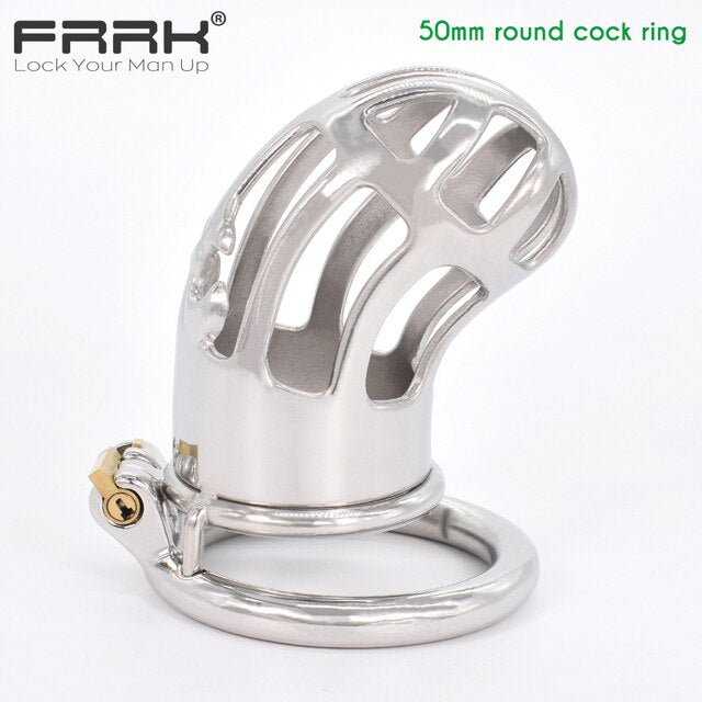 Stainless Steel Bondage Slave Chastity Cage