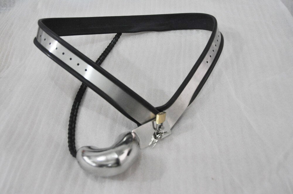 Stainless Steel Prevent Cheating Male Chastity Belt