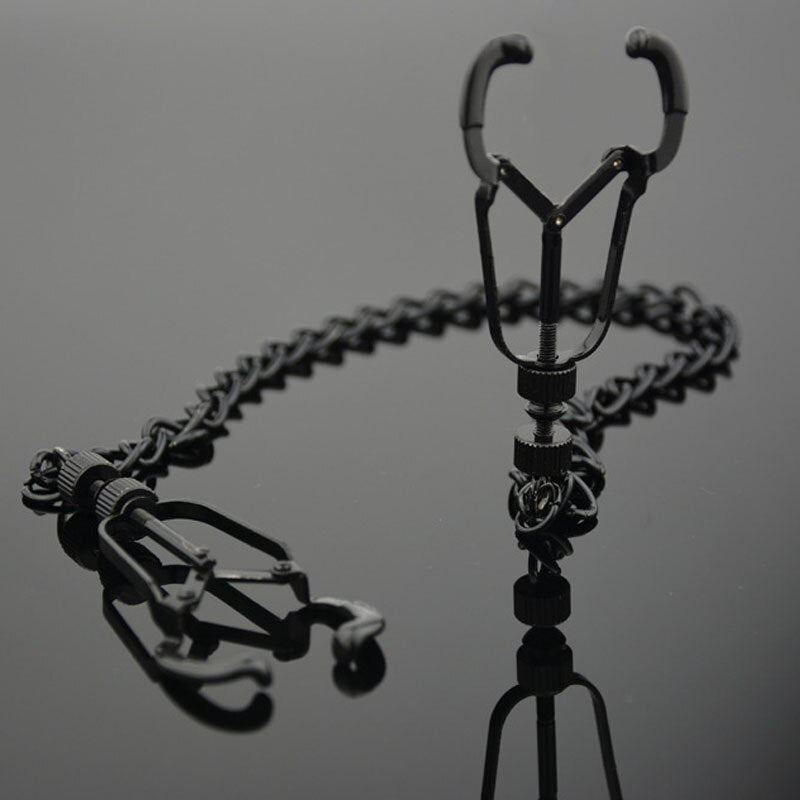 Spider Shape Black Nipple Clamps